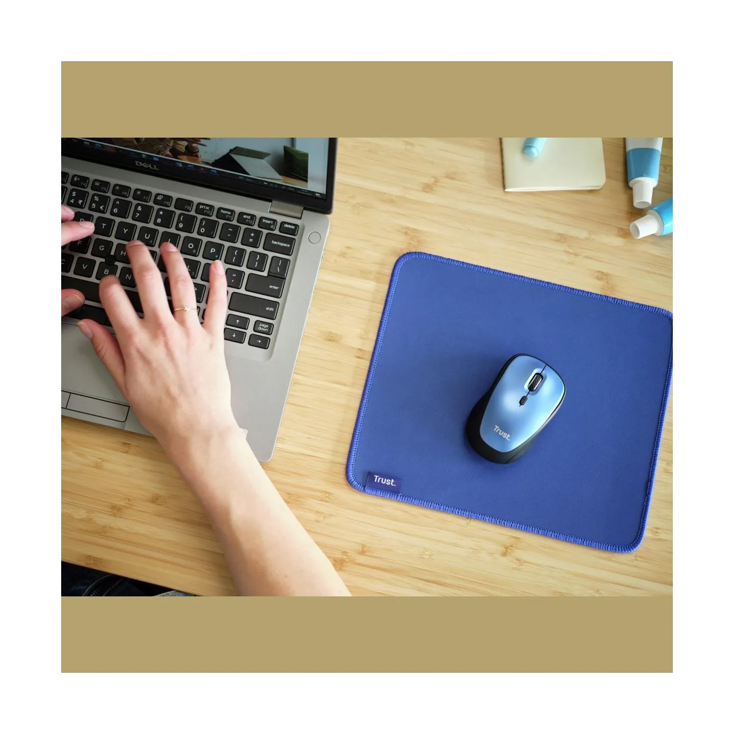 Trust MOUSE PAD BOYE ECO/BLUE 24744 TRUST