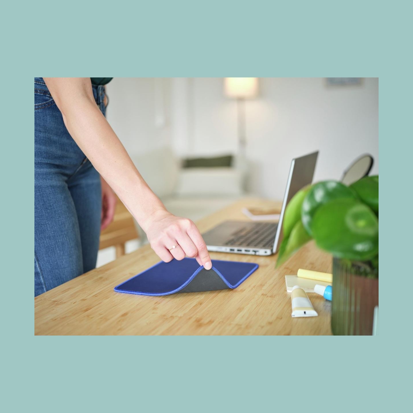 Trust MOUSE PAD BOYE ECO/BLUE 24744 TRUST