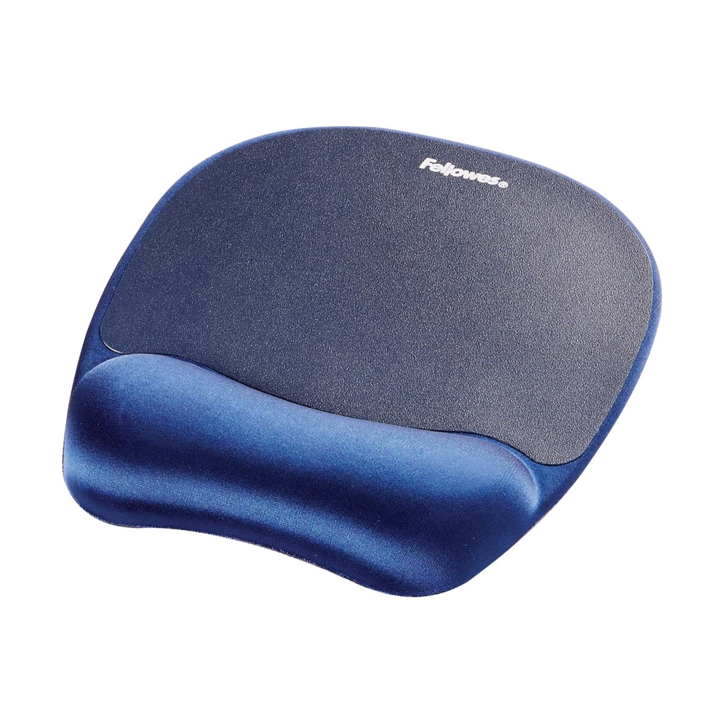 Fellowes | Foam mouse pad with wrist support | Mouse pad with wrist pillow | 202 x 235 x 25 mm | Sapphire