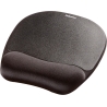 Fellowes | Mouse pad with wrist pillow | 202 x 235 x 25.4 mm | Black