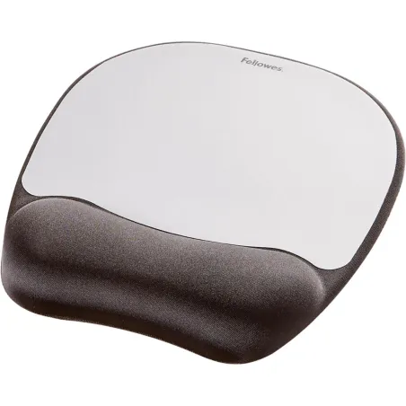 Fellowes MOUSE PAD MEMORY FOAM/SILVER STREAK 9175801 FELLOWES