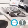 Fellowes MOUSE PAD MEMORY FOAM/SILVER STREAK 9175801 FELLOWES