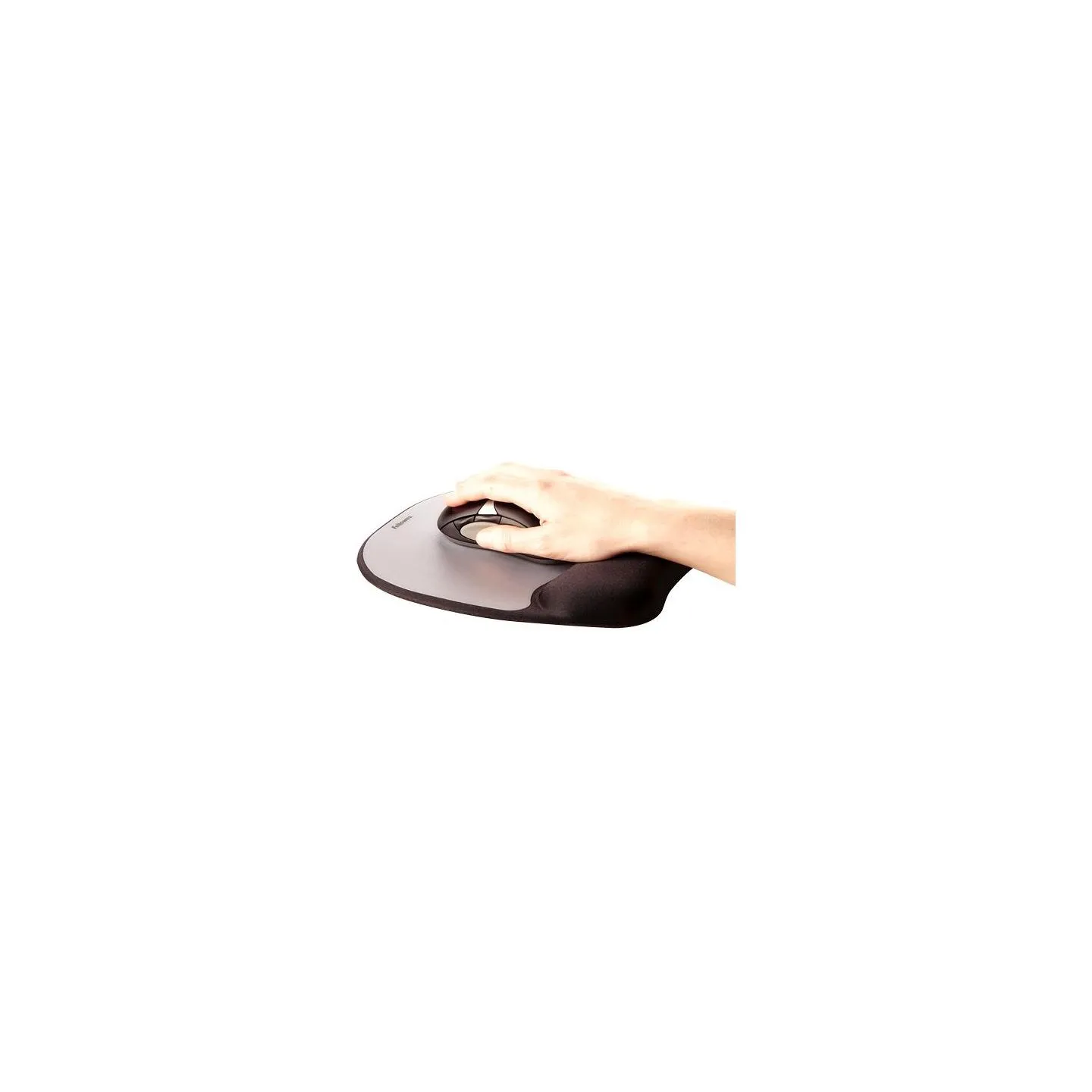 Fellowes MOUSE PAD MEMORY FOAM/SILVER STREAK 9175801 FELLOWES