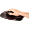 Fellowes | Mouse pad with wrist support CRYSTAL | Mouse pad with wrist pillow | 202 x 235 x 25  mm | Black