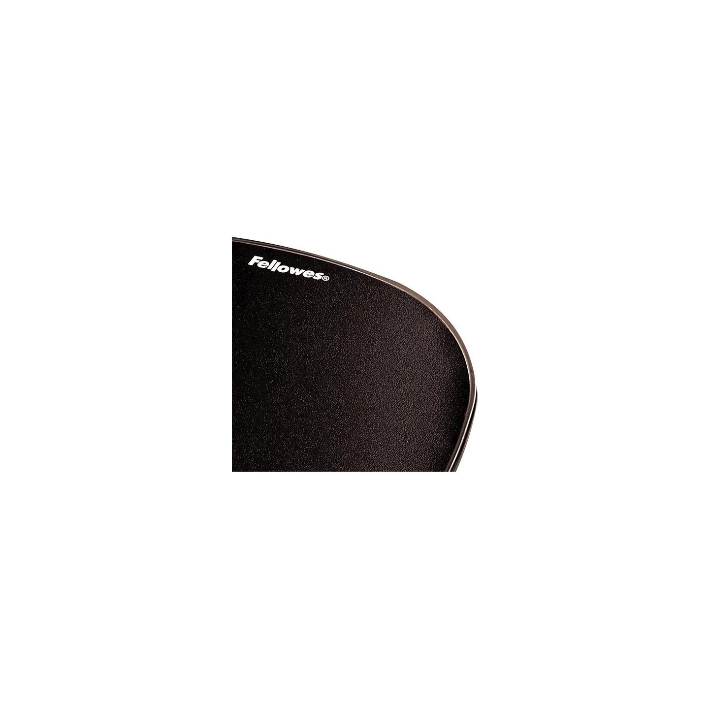 Fellowes | Mouse pad with wrist support CRYSTAL | Mouse pad with wrist pillow | 202 x 235 x 25  mm | Black