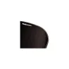 Fellowes | Mouse pad with wrist support CRYSTAL | Mouse pad with wrist pillow | 202 x 235 x 25  mm | Black