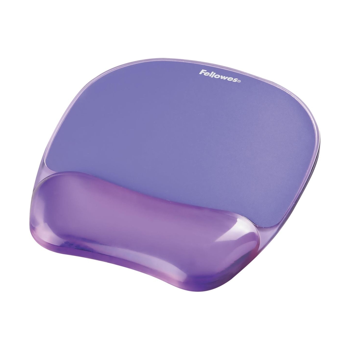 Fellowes MOUSE PAD CRYSTAL GEL/PURPLE 9144104 FELLOWES
