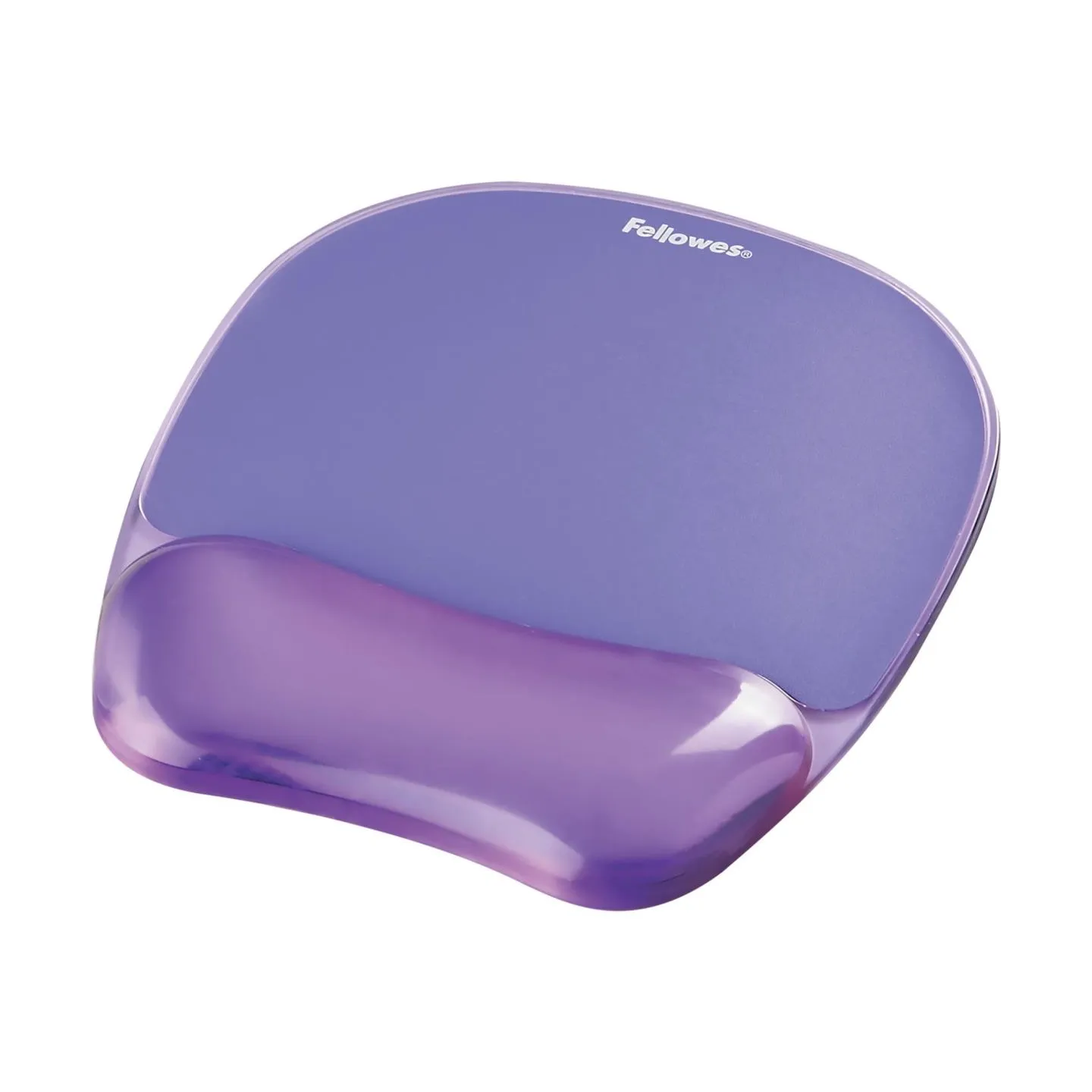 Fellowes MOUSE PAD CRYSTAL GEL/PURPLE 9144104 FELLOWES
