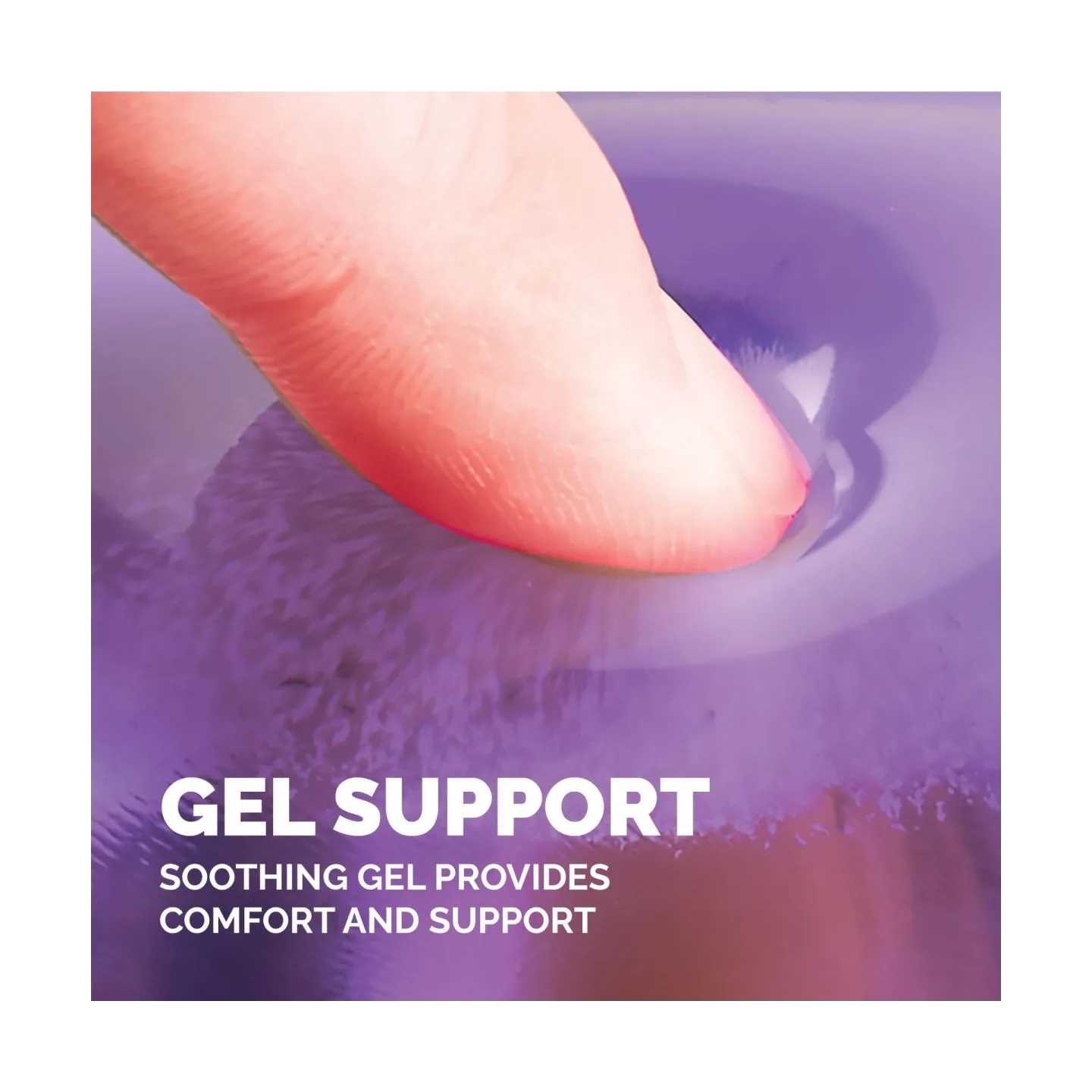 Fellowes MOUSE PAD CRYSTAL GEL/PURPLE 9144104 FELLOWES