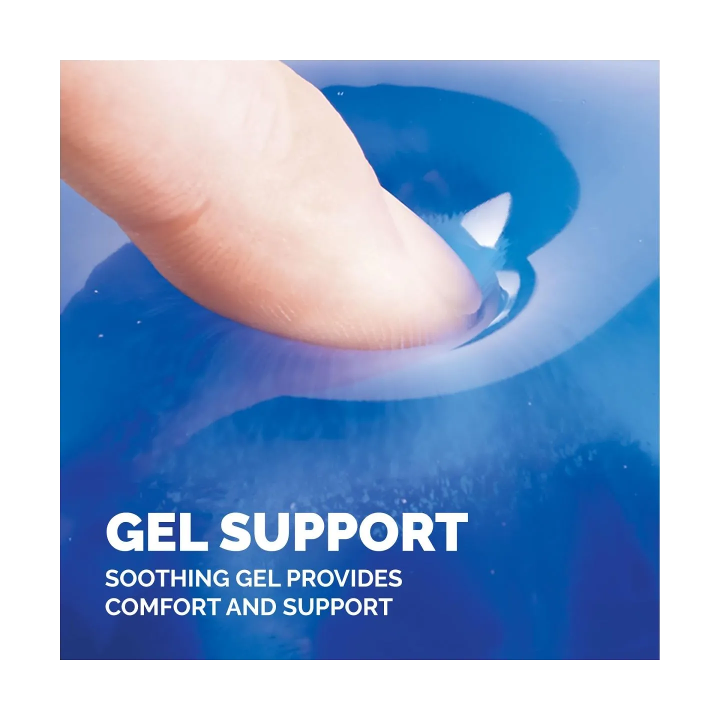 Fellowes | Mouse pad with wrist support CRYSTAL | Mouse pad with wrist pillow | 230 x 202 x 32 mm | Blue