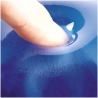 Fellowes | Mouse pad with wrist support CRYSTAL | Mouse pad with wrist pillow | 230 x 202 x 32 mm | Blue