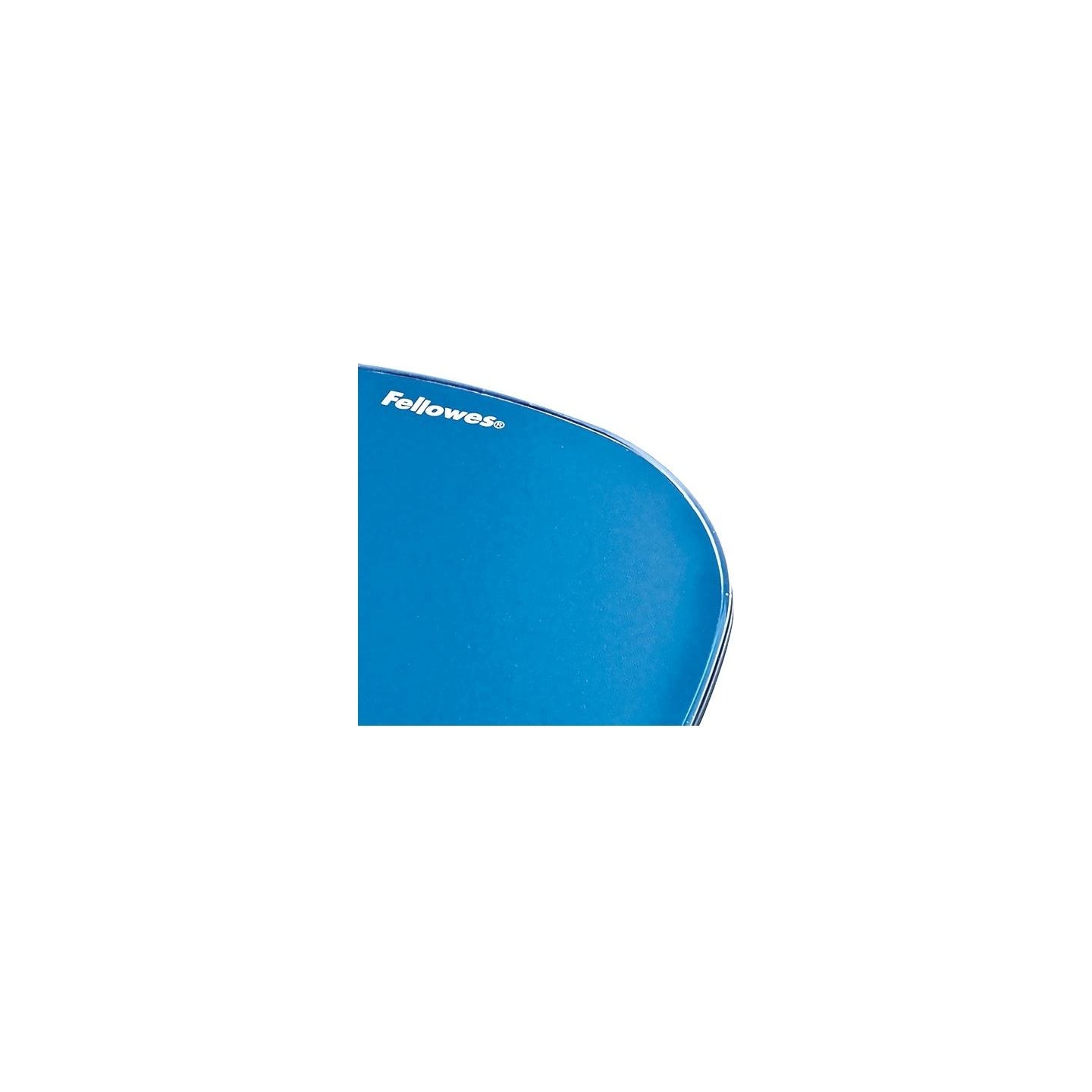Fellowes | Mouse pad with wrist support CRYSTAL | Mouse pad with wrist pillow | 230 x 202 x 32 mm | Blue