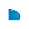 Fellowes | Mouse pad with wrist support CRYSTAL | Mouse pad with wrist pillow | 230 x 202 x 32 mm | Blue