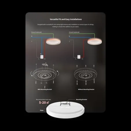 Aqara Smart Light Bulb|AQARA|T1M|ZigBee|White|CL-L02D