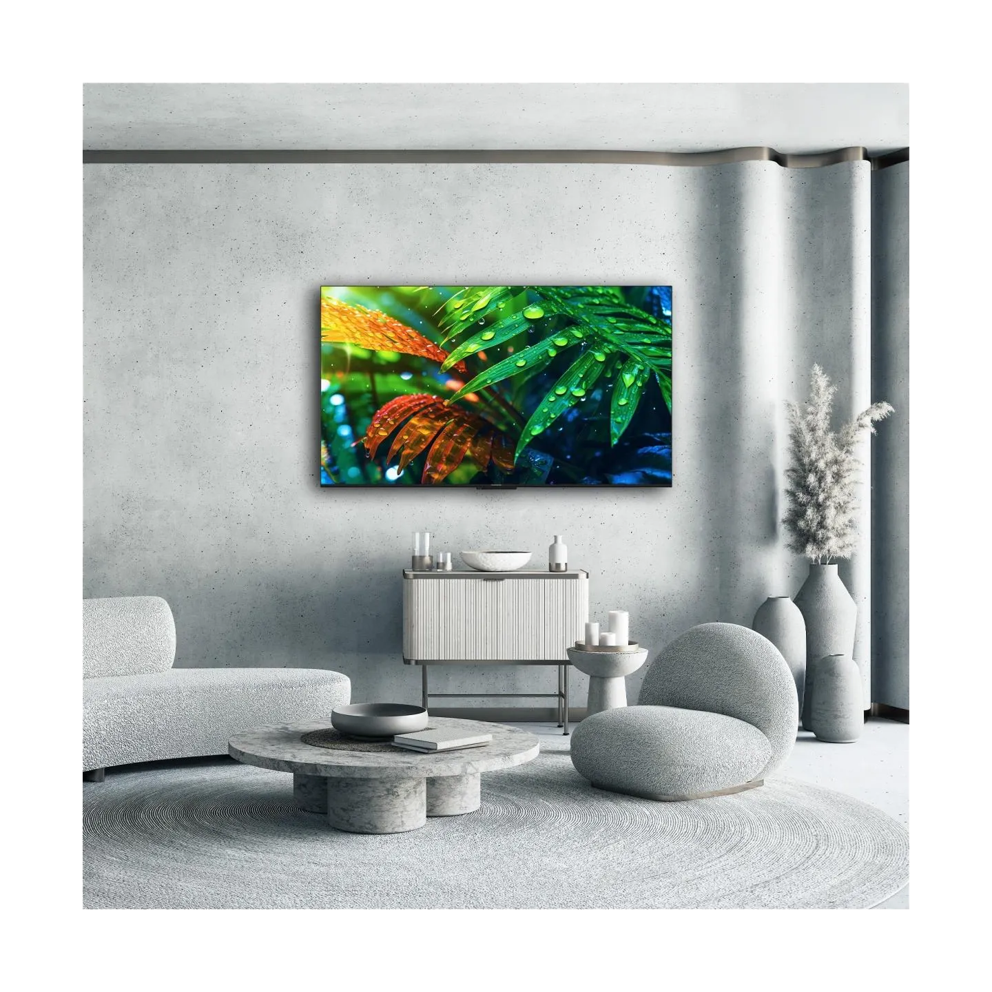 Thomson TV Set|THOMSON|55 "|4K Ultra HD|3840 x 2160 pixels|Flat|16:9|QD-Mini LED|55MG7C15