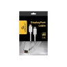 Gembird CABLE DISPLAY PORT 1.8M/WHITE CC-DP2-6-W GEMBIRD