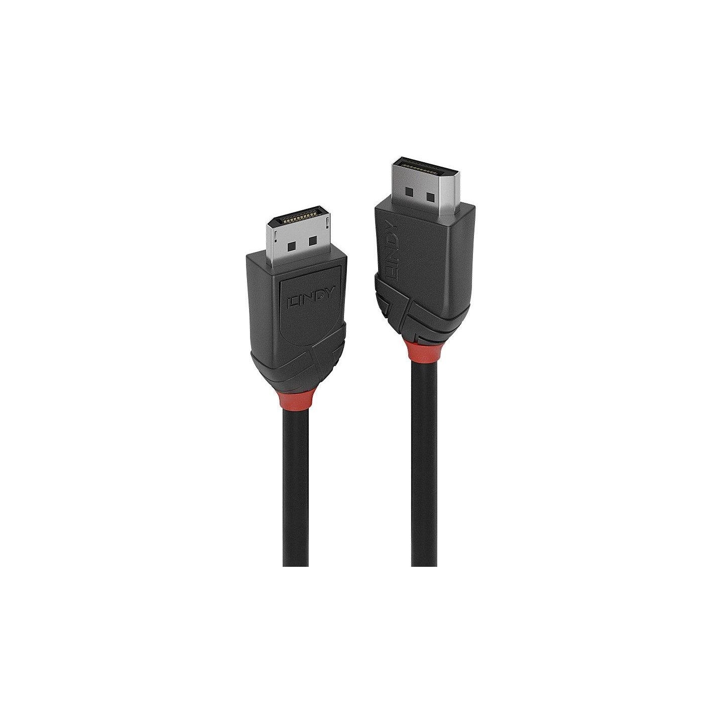 Lindy CABLE DISPLAY PORT 2M/BLACK 36492 LINDY