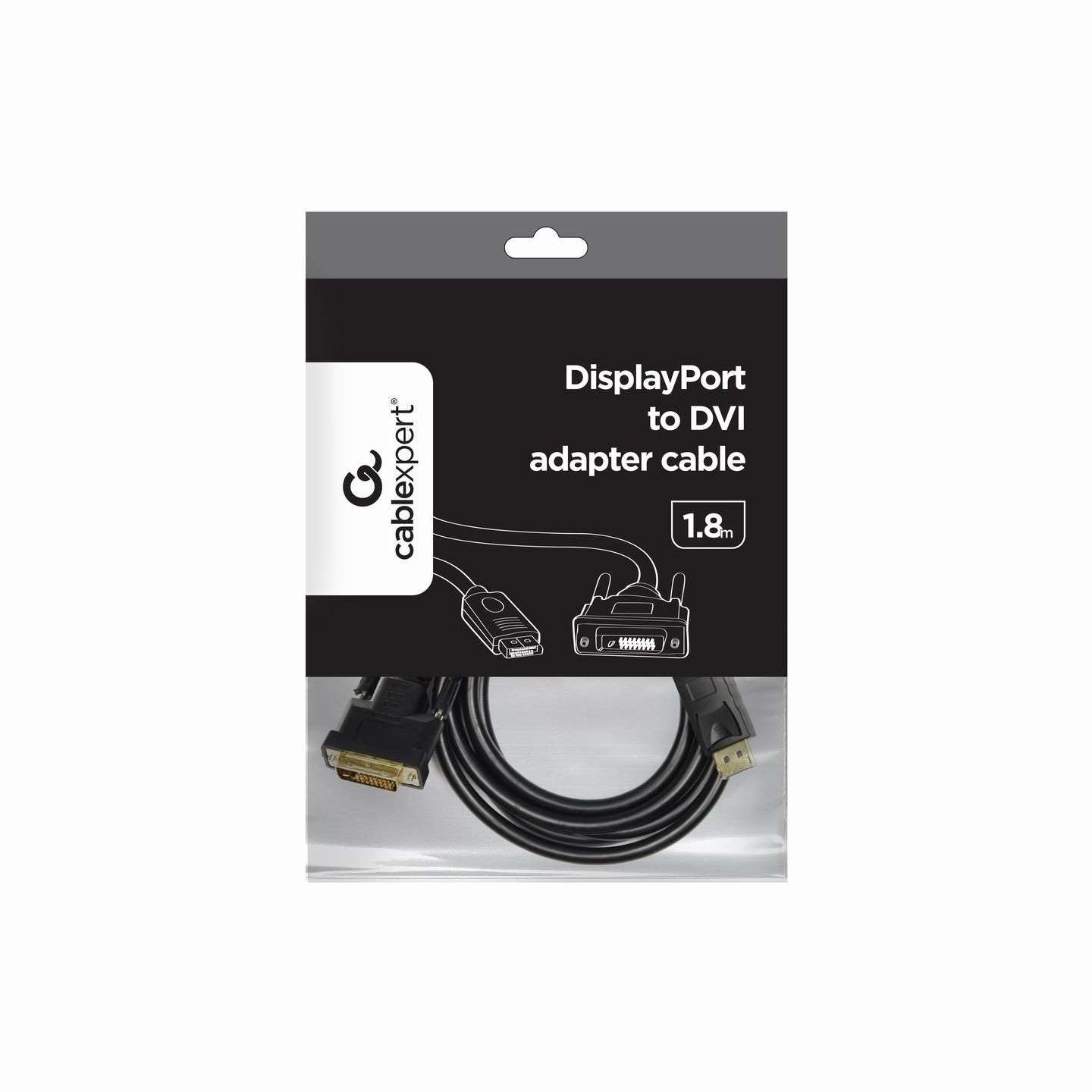 Gembird CC-DPM-DVIM-6 cable Displayport