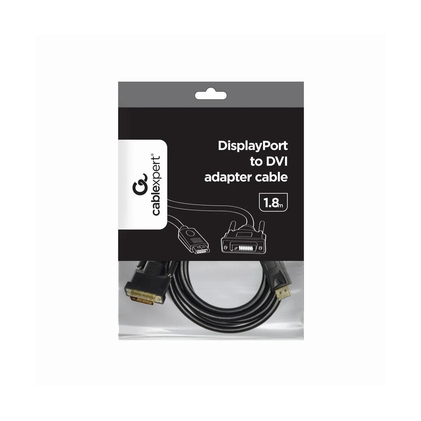 Gembird CC-DPM-DVIM-6 cable Displayport
