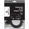 Gembird CC-DPM-DVIM-6 cable Displayport