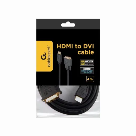 Gembird CABLE HDMI-DVI 5M/CC-HDMI-DVI-15 GEMBIRD