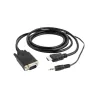 Gembird CABLE HDMI-VGA +3.5MM/1.8M A-HDMI-VGA-03-6 GEMBIRD