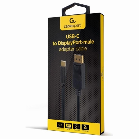 Gembird CABLE USB-C TO DP 2M/A-CM-DPM-01 GEMBIRD
