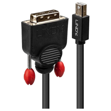 Lindy CABLE MINI DP TO DVI 3M/BLACK 41953 LINDY