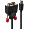 Lindy CABLE MINI DP TO DVI 3M/BLACK 41953 LINDY