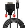 Lindy CABLE MINI DP TO DVI 3M/BLACK 41953 LINDY