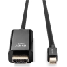 Lindy CABLE MINI DP TO HDMI 1M/36926 LINDY