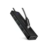 Axagon HUE-C1C 4x USB3.2 Gen 1 Travel hub, USB-C power IN, w. 20cm Type-C cable