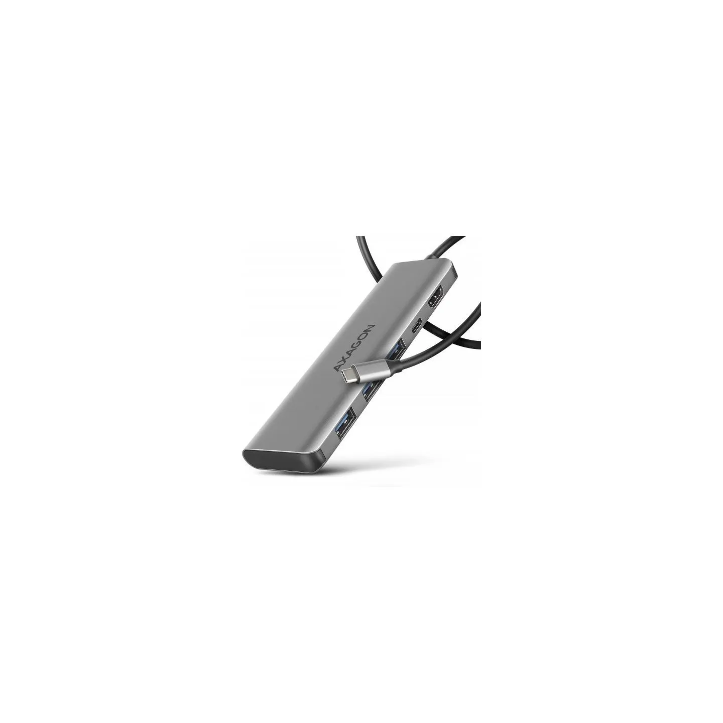 Axagon HMC-5H USB-C 3.2 Gen 1 hub, 3x USB-A, 4K HDMI, PD 100W, 100cm USB-C cable