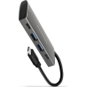 Axagon HMC-4G2 2x USB-A + 2x USB-C, USB-C 3.2 Gen 2 10Gbps hub, 13cm USB-C cable