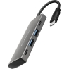 Axagon HMC-4G2 2x USB-A + 2x USB-C, USB-C 3.2 Gen 2 10Gbps hub, 13cm USB-C cable