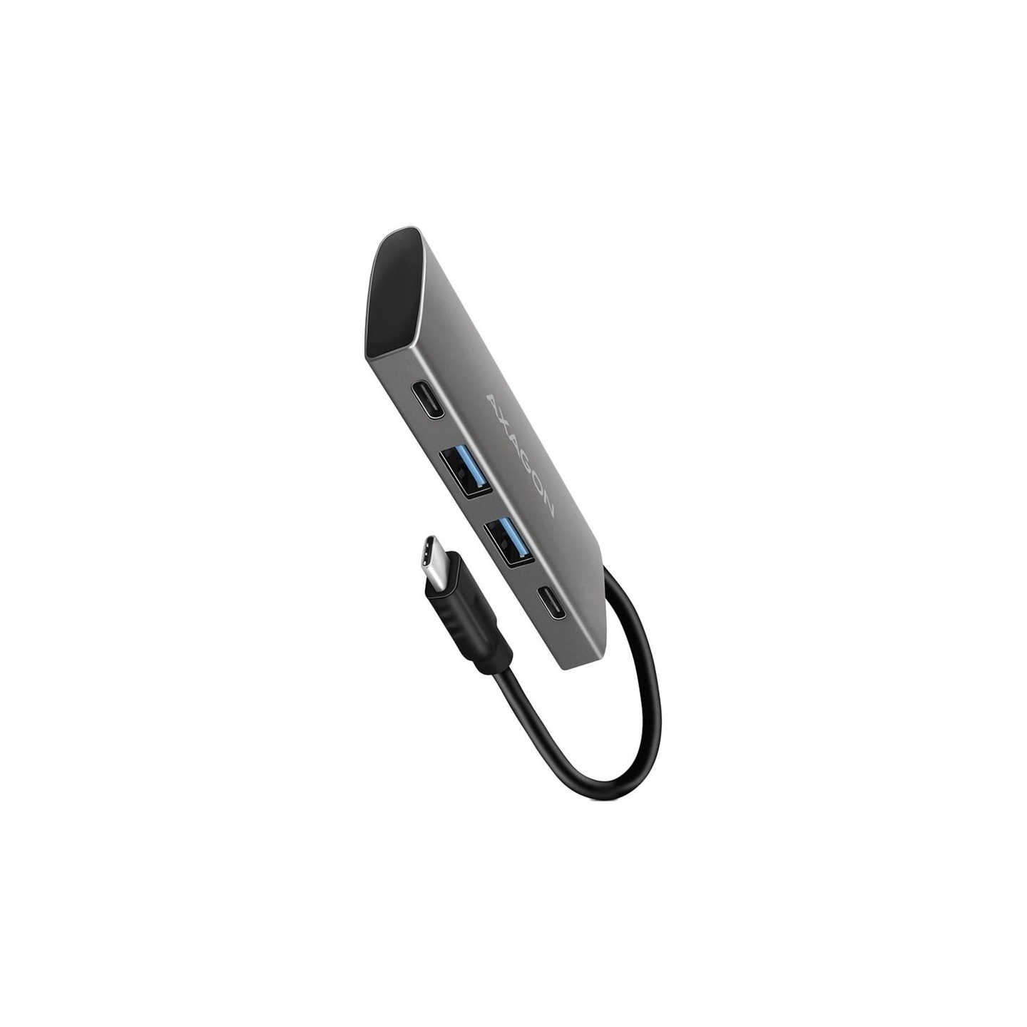 Axagon HMC-4G2 2x USB-A + 2x USB-C, USB-C 3.2 Gen 2 10Gbps hub, 13cm USB-C cable