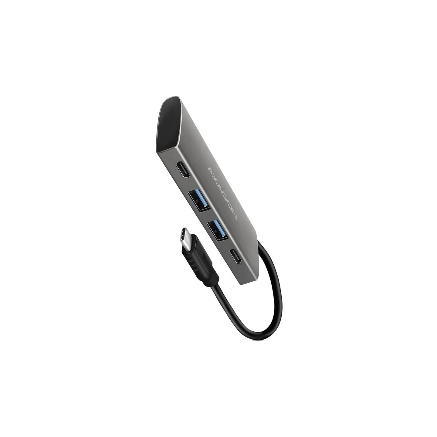 Axagon HMC-4G2 2x USB-A + 2x USB-C, USB-C 3.2 Gen 2 10Gbps hub, 13cm USB-C cable