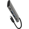 Axagon HMC-4G2 2x USB-A + 2x USB-C, USB-C 3.2 Gen 2 10Gbps hub, 13cm USB-C cable