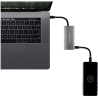 Axagon HMC-4G2 2x USB-A + 2x USB-C, USB-C 3.2 Gen 2 10Gbps hub, 13cm USB-C cable