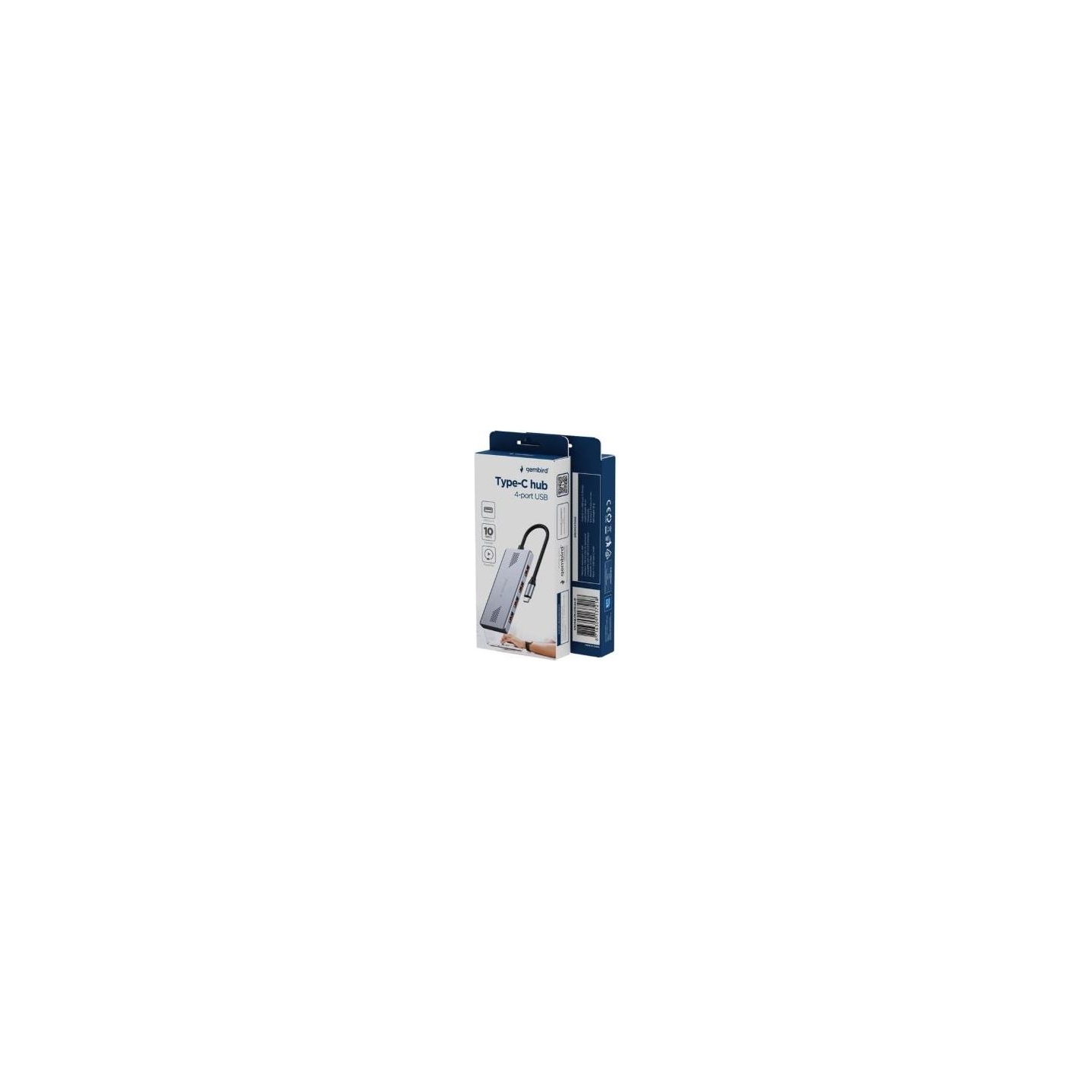 Gembird 4-port USB 3.2 Gen 2 Type-C hub