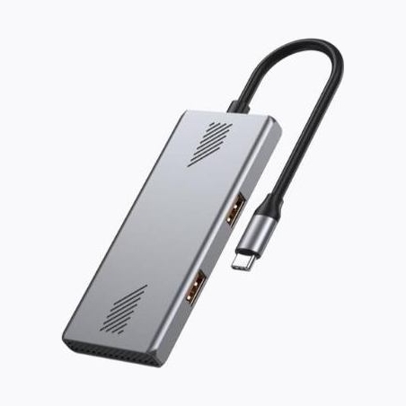 Gembird 4-port A + C USB 3.2 Gen 2 Typ-C
