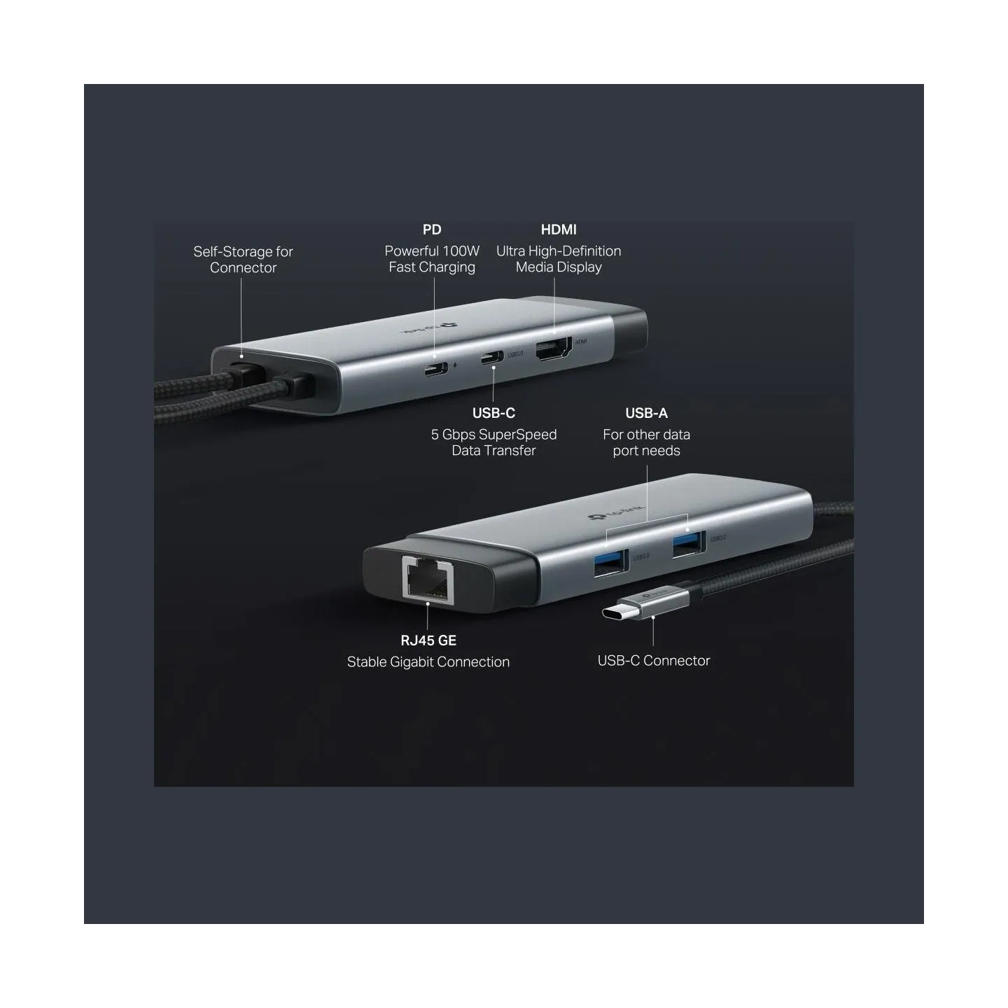 Tp-Link I/O HUB USB-C 6PORT/UH6120C TP-LINK