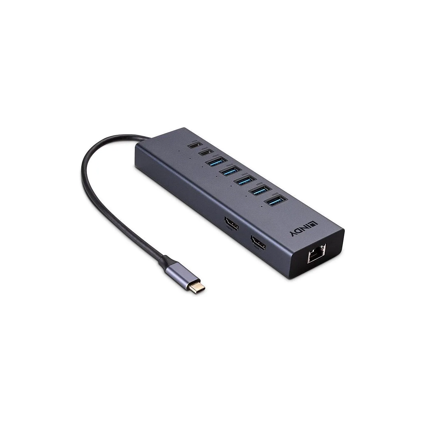 Lindy I/O DOCKING STATION USB-C/DST-MINI DUO 43373 LINDY