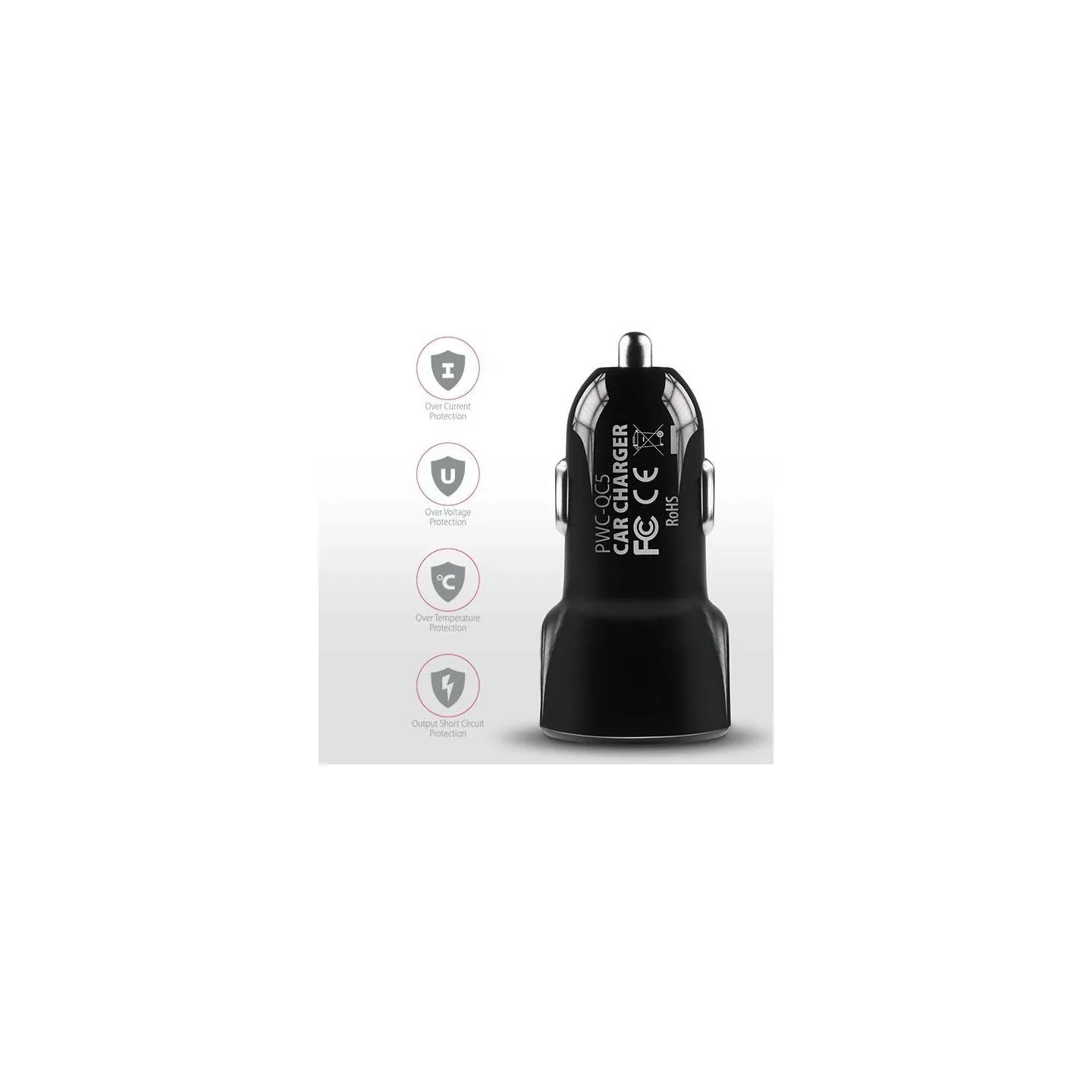 Axagon Dual car charger, 31.5W | PWC-QC5