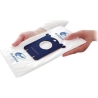 Philips s-bag Vacuum cleaner bags FC8021/03 4 x dust bags One standard fits all 50% longer lifetime 15% more capacity / FC8021/0