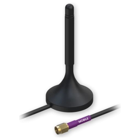 Teltonika Mobile Communication Magnetic SMA Antenna | PR1KS210 | Magnetic | Gain 1.0 dB | 699-868/1850-2690 GHz | Antenna connec