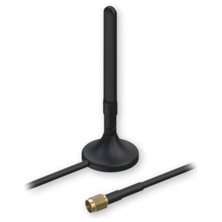 Teltonika 5G Mobile Antenna | PR1KS536 | Magnetic | Gain 3.6 dB | 617-960/1400-2690/3300-5900 GHz | Antenna connector type SMA M