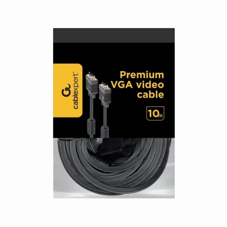 Gembird CABLE VGA 10M PREMIUM/CC-PPVGA-10M-B GEMBIRD