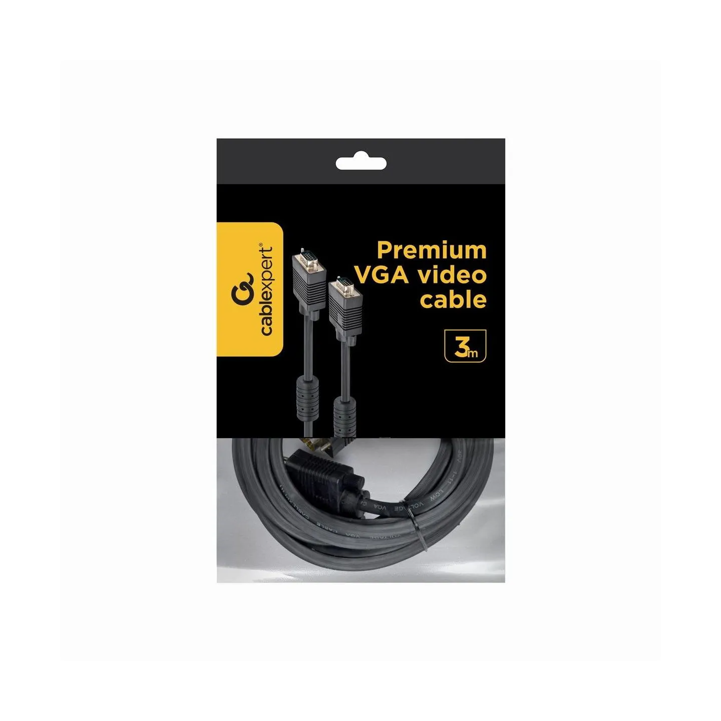 Gembird CABLE VGA 3M PREMIUM/CC-PPVGA-10-B GEMBIRD