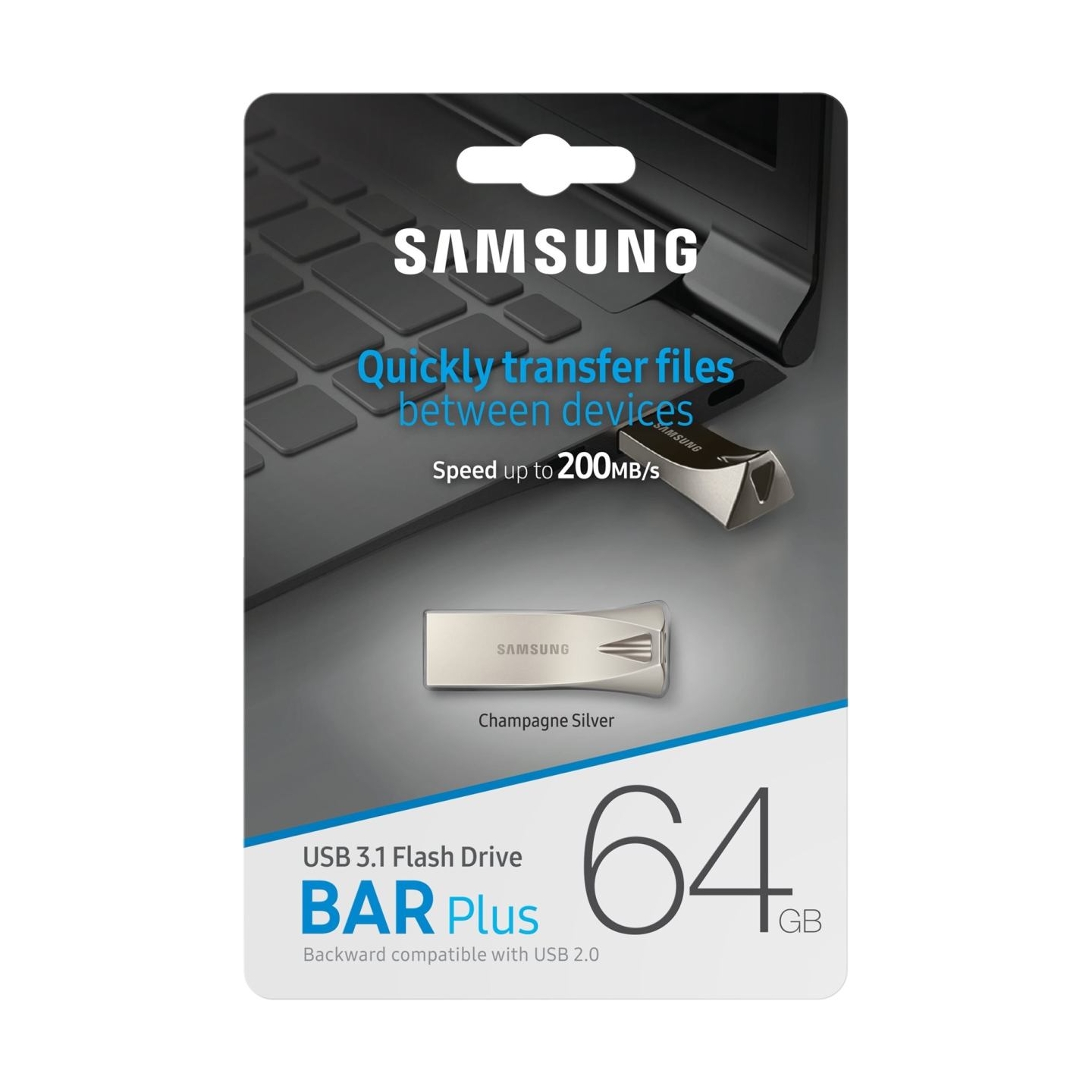 Samsung BAR PLUS 64GB Champagne Silver